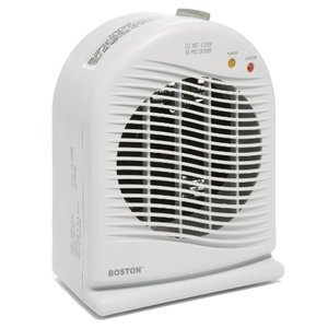 Boston Convection Space Heater with Fan, White
