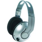 Coby High-Performance Professional Studio Monitor Headphones, Silver