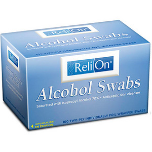 ReliOn Alcohol Swabs