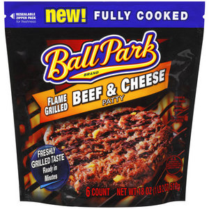 Ball Park Flamed Grill Beef Patty