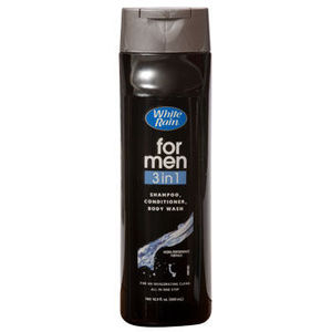 White Rain For Men 3 in 1 Shampoo, Conditioner & Body Wash