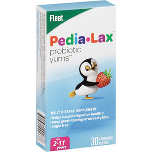 Fleet Children's Pedia-Lax Probiotic Yums Chewable Tablets