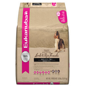 Eukanuba Natural Lamb & Rice Formula Adult Maintenance Dry Dog Food
