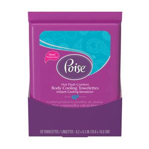 Poise Upper Body Cooling Towlettes