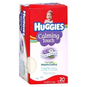 Huggies Disposable Washcloths with Lavender and Chamomile