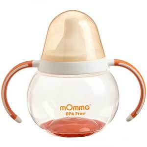 mOmma by Lansinoh mOmma Spill Proof Cup with Dual Handles
