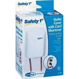 Safety 1st Outlet Cover with Cord Shortener