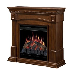 Dimplex 20-Inch Electric Fireplace, Burnished Walnut