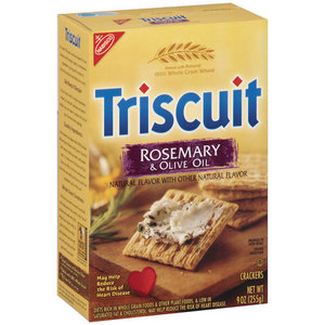 Triscuits Rosemary and Olive Oil Flavor Crackers