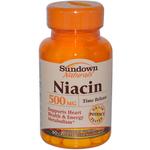 Sundown Naturals Time Release Niacin 500 mg Capsules