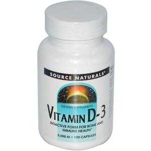 Source Naturals Vitamin D-3 Capsules