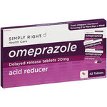 Simply Right Omeprazole Acid Reducer Tablets