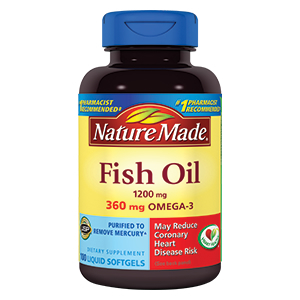 Nature Made Fish Oil Omega 3 Softgels