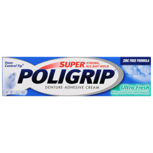 Super Poligrip Denture Adhesive Cream