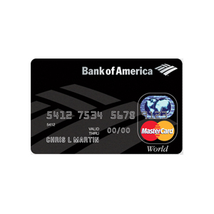 Bank of America - World MasterCard with WorldPoints and PayPass
