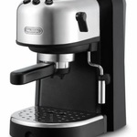 DeLonghi 15-Bar-Pump Espresso Machine, Black and Stainless