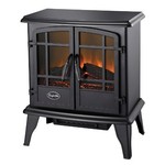 Comfort Glow Keystone Electric Stove with Thermostat, Black