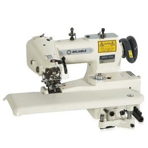 Reliable MSK-755 Blindstitch Sewing Machine with Skip-Stitch Function and Sewquiet Servomotor