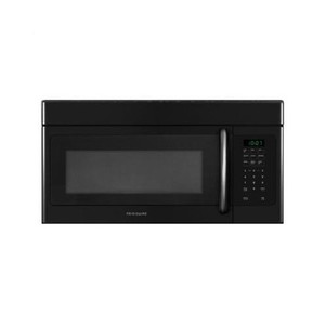 Frigidaire 1.6 Cubic Foot Over-The-Range Microwave with Fits-More Capacity, 1,100 Watts and, Black