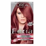 L'Oreal Paris Feria Power Reds Permanent Haircolour Gel, R57 Intense Medium Auburn