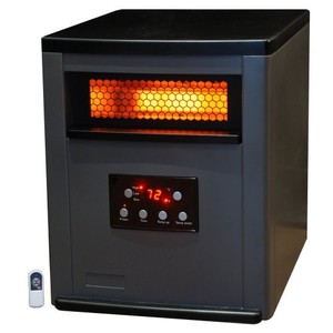 Lifesmart 1500 Square Foot 6 Element Infrared Heater w/Remote