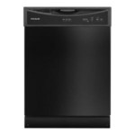 Front Control Dishwasher in Black