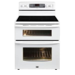 Gemini 6.7 cu. ft. Double Oven Electric Range with Self-Cleaning Convection Oven in White