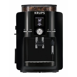KRUPS EA825 Espresseria Fully Automatic Espresso Machine with Built-in Conical Burr Grinder, Black
