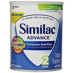 Similac Advance Infant Formula with Iron, Stage 2 Powder, 1.93 Pounds Can, Pack of 4 (Packaging May Vary)