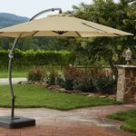Garden Oasis 11.5 Ft. Steel Round Offset Umbrella w/Base *Limited Availability