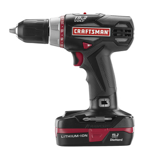 Craftsman C3 Compact 1/2-In Drill Kit with two Lithium Ion Batteries