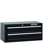 Craftsman 26 in. Wide 2-Drawer Standard Duty Ball-Bearing Middle Chest - Black