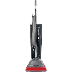 Sanitaire SC679J Commercial Shake Out Bag Upright Vacuum Cleaner with 5 Amp Motor, 12" Cleaning Path