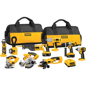DeWalt 18 V XRP™ Cordless 9-Tool Combo Kit with Impact Driver