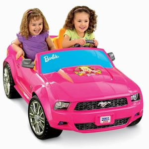 Power Wheels Barbie Ford Mustang - Pink