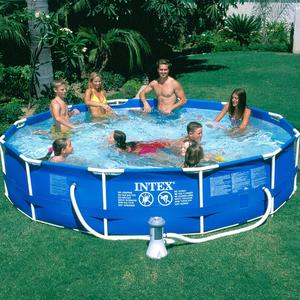 Intex 12ft X 30in Round Frame Pool Package