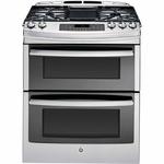 GE Profile™ Series 30" Slide-In Gas Range w/ Convection - Stainless Steel