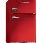 Nostalgia Electrics Retro Series 3.1-Cubic Foot Compact Refrigerator Freezer, Red