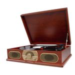 Studebaker Wooden Turntable with AM/FM Radio