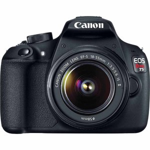 Canon 18.0-Megapixel EOS Rebel T5 Digital SLR Camera with 18-55mm Lens Black