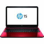 HP 15.6" Display AMD A6 Processor Red Laptop Computer