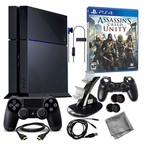Sony PS4 500GB with Assassin's Creed Unity & Accessories