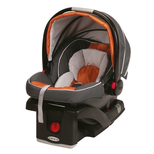 Graco SnugRide Click Connect 35 Baby Car Seat, in Tangerine