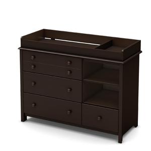 South Shore Little Smiley Changing Table Espresso-Finish