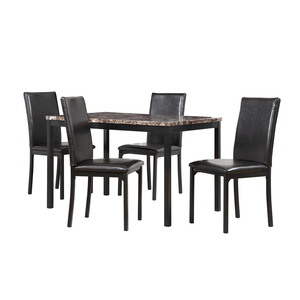 Oxford Creek Mio Faux Marble 5-Piece Casual Dining Set