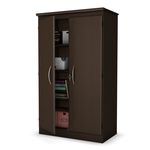 South Shore Morgan collection Storage Cabinet Chocolate
