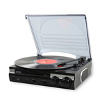 Jensen 3-Speed Stereo Turntable with Built In Speakers and Speed Adjustment