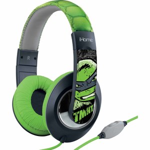 KIDdesigns eKids Teenage Mutant Ninja Turtles Over-the-Ear Headphones w/ Volume Control