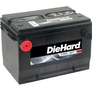Diehard Automotive Battery - Group Size 78 North (Price with Exchange)