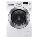 LG - 2.3 Cu. Ft. 9-Cycle Washer and 7-Cycle Dryer Electric Combo - White